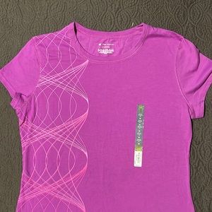 TEK GEAR tshirt M hot pink with graphic